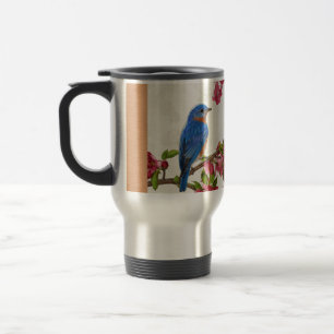 Taza De Viaje Delantal de gatos divertidos en blanco y negro
