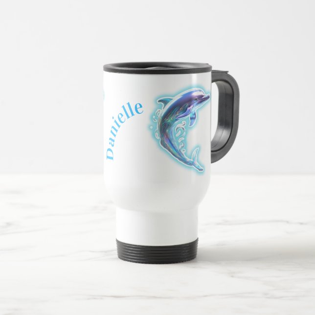 Taza De Viaje Delfín (Anverso derecho)