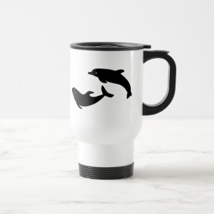 Taza De Viaje Delfines felices