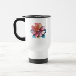 Taza De Viaje Delicado Bloom Petal de papel
