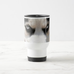 Taza De Viaje Demonio 4 del husky siberiano