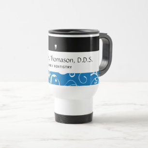 Taza De Viaje Dental Office Staff Pro Damask