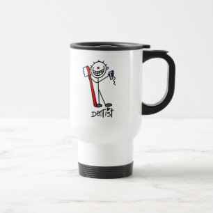 Taza De Viaje Dentista de Figura de Palo Básica
