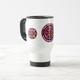 Taza De Viaje Departamento de Bomberos Conmemorativo Diseñado Es