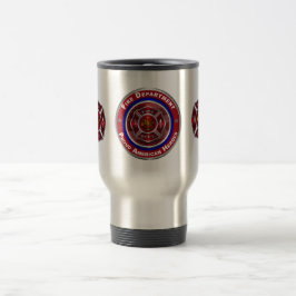 Taza De Viaje Departamento de Bomberos Conmemorativo Diseñado Es