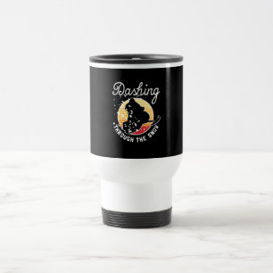 Taza De Viaje Deporte de moto de nieve - Pasando veloces por la