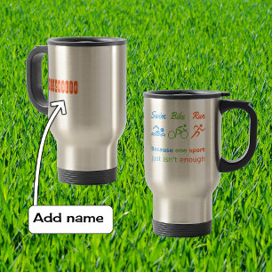 Taza De Viaje Deportes personalizados cita del funcionamiento de