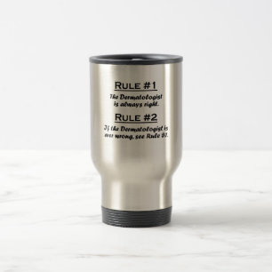 Taza De Viaje Dermatólogo de la regla