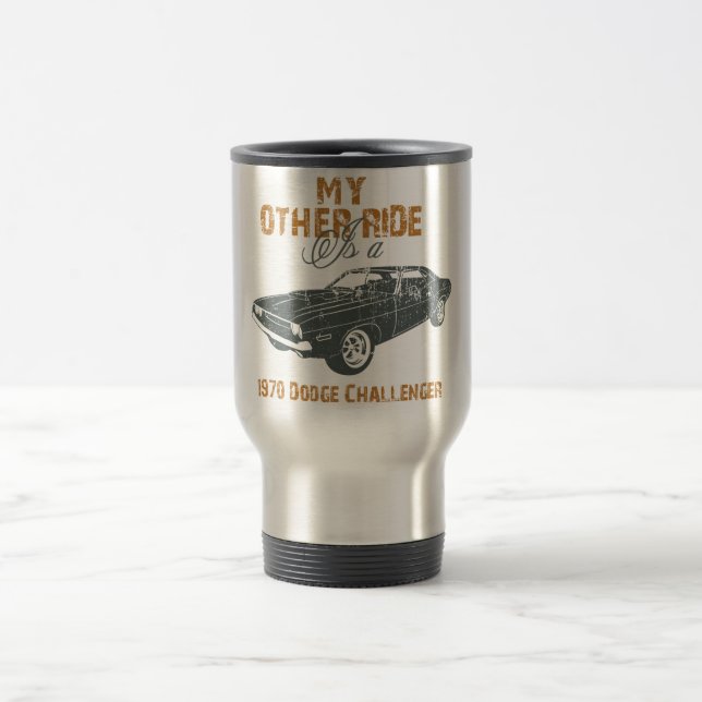 Taza De Viaje Desafiador de 1970 Dodge (Centro)