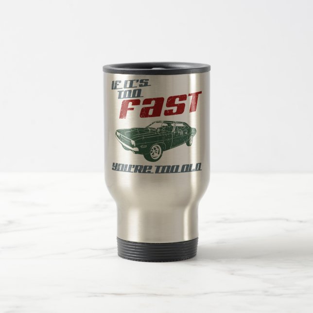 Taza De Viaje Desafiador de 1970 Dodge (Centro)