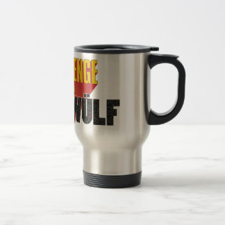 Taza De Viaje DESAFÍO del CYBERWÜLF "logotipo "