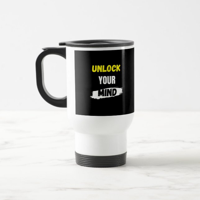 Taza De Viaje Desbloquear tu mente (Izquierda)