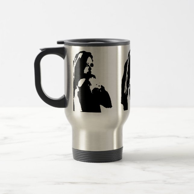 Taza De Viaje Descortés Mirar Fijamente (Izquierda)
