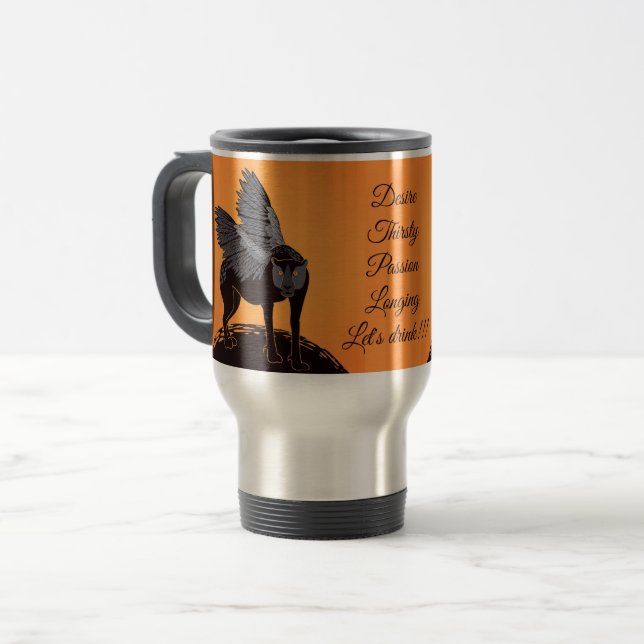 Taza De Viaje Desear la sed la pasión vivir (Anverso izquierdo)