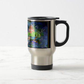 Taza De Viaje Deseos de la buena salud de pescados por