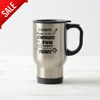 Taza De Viaje Despedida Coworker Jefe - somos Personalizados ami