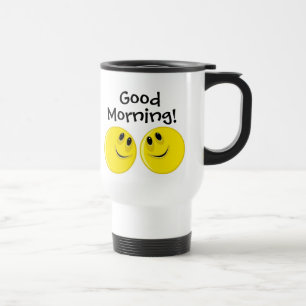 Taza De Viaje Despierta con una sonrisa... ; )