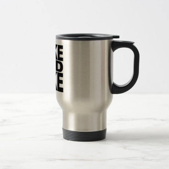 Taza De Viaje Despierte y cueza (Derecha)
