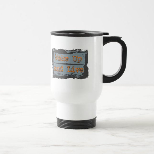 Taza De Viaje Despierte y viva (Derecha)