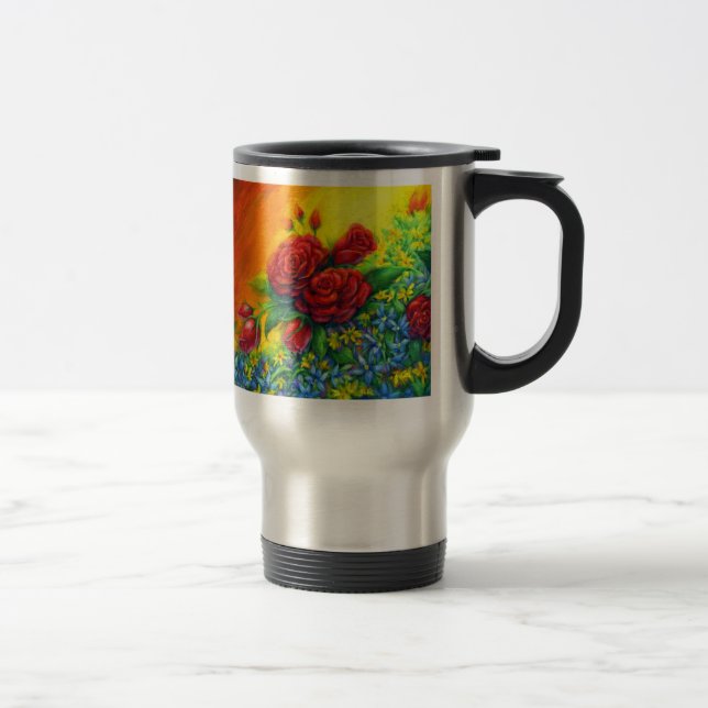 Taza De Viaje Desplome de Rosa (Derecha)
