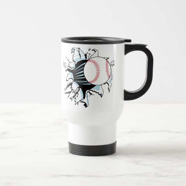 Taza De Viaje Desplome del béisbol (Derecha)