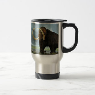 Taza De Viaje Destino de la MOD del mamut lanoso