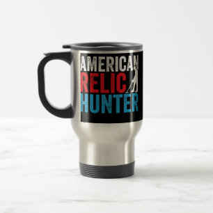 Taza De Viaje Detector de Metales Cazador de Reliquias Americano