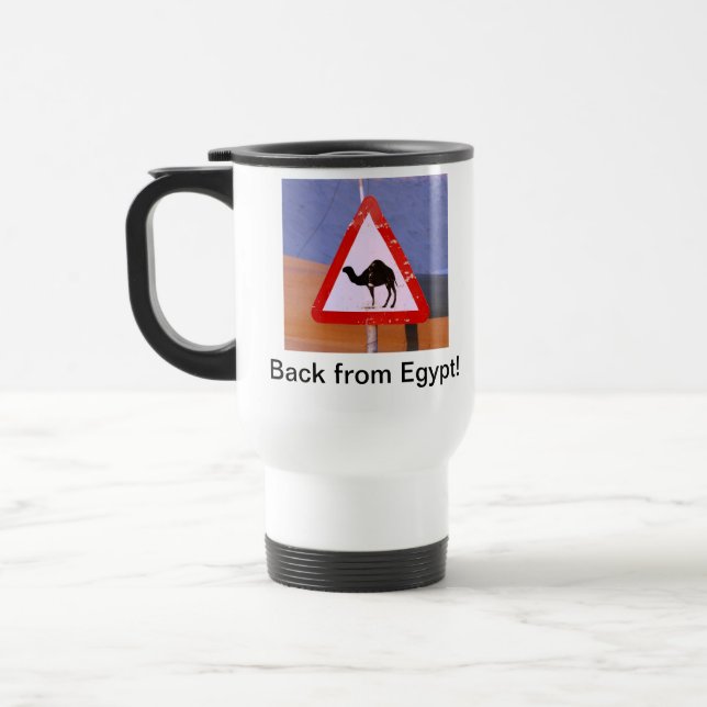 Taza De Viaje Detrás de Egipto no vacaciones (Izquierda)
