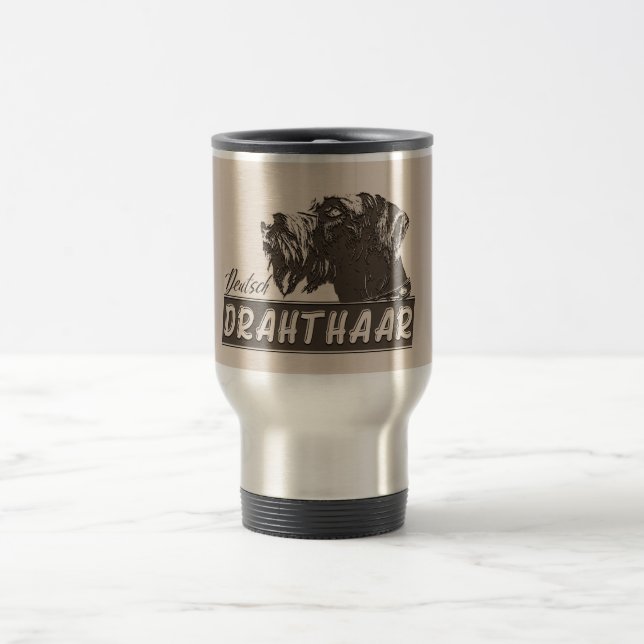 Taza De Viaje Deutsch Drahthaar (Centro)