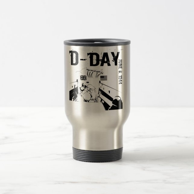 Taza De Viaje DÍA D 6 de junio de 1944 (Centro)