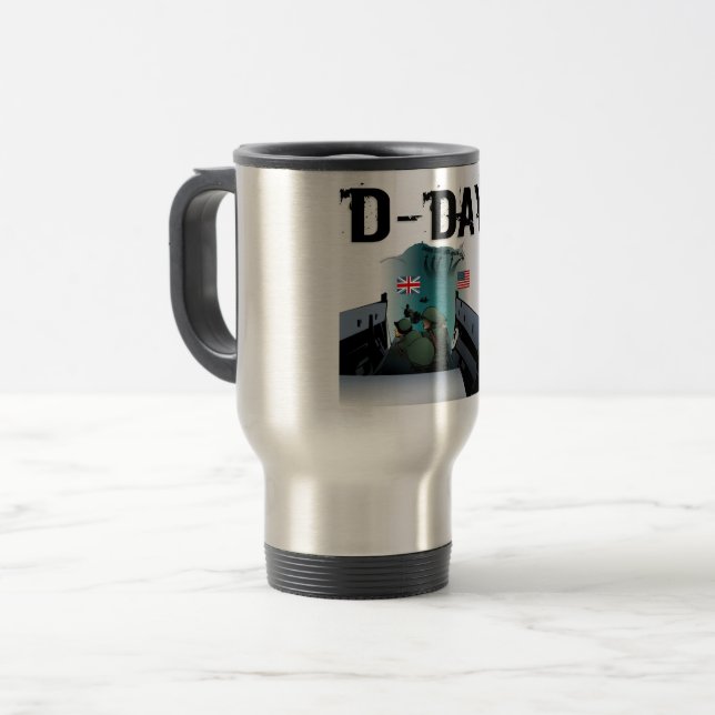 Taza De Viaje DÍA D 6 de junio de 1944 (Anverso izquierdo)