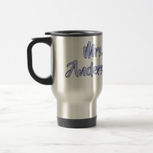 Taza De Viaje día de agradecimiento a los maestros sra anderson