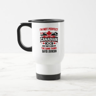 Taza De Viaje Día de la Bandera de Canadá Personalizado Canadi