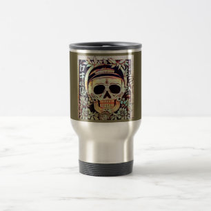 Taza De Viaje Día de la Calavera Azúcar Muerta 3