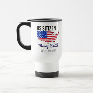 Taza De Viaje Día de la Ciudadanía Estadounidense - Orgulloso de