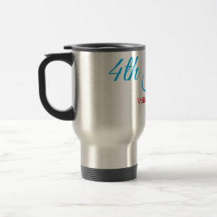 Taza De Viaje día de la independencia del 4 de julio agregar tex