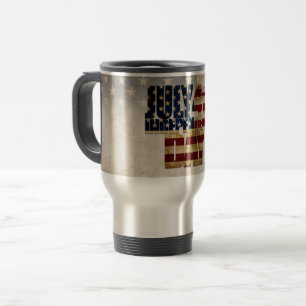 Taza De Viaje Día de la Independencia del 4 de julio Diseño de b