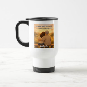 Taza De Viaje Día de la Madre Personalizado Retrato Personaliz