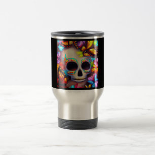 Taza De Viaje Día de las mariposas muertas 1