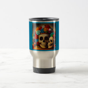 Taza De Viaje Día de los muertos