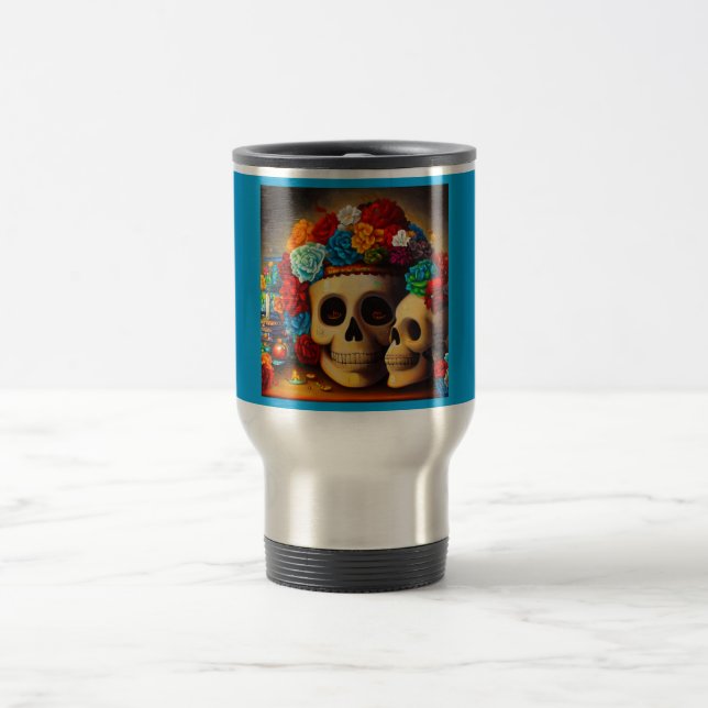 Taza De Viaje Día de los muertos (Centro)