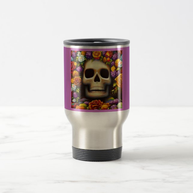 Taza De Viaje Día de los Muertos de Ofendra 5 (Centro)