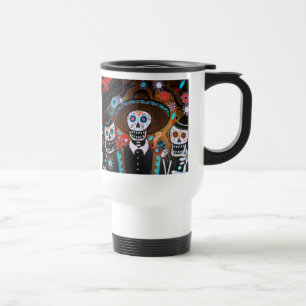 TAZA DE VIAJE DIA DE LOS MUERTOS MUG