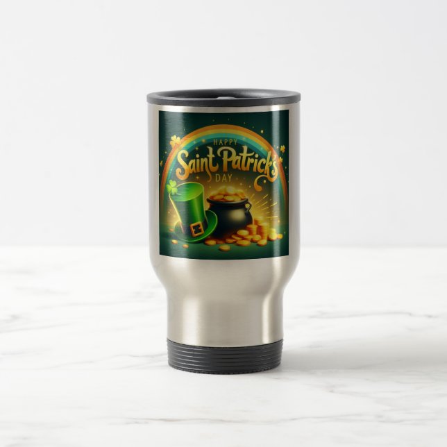 Taza De Viaje Día de San Patricio (Centro)
