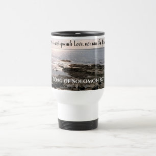 Taza De Viaje Día de San Valentín Ocean Lover Seashore