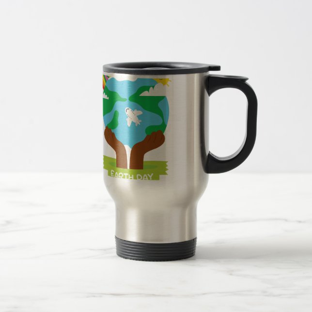 Taza De Viaje Día del Arcoiris para la Tierra en África (Derecha)