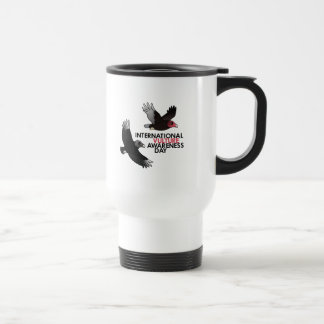 Taza De Viaje Día internacional de la conciencia del buitre