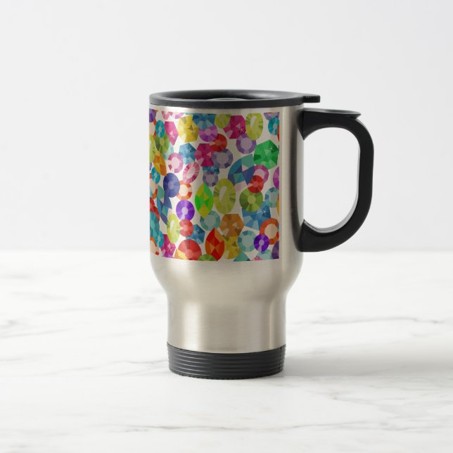 Taza De Viaje diamantes de imitación del arco iris (Derecha)