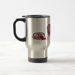 Taza De Viaje Dibujo animado asesinado divertido del buñuelo