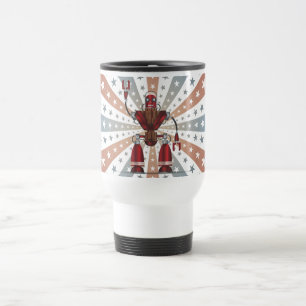 Taza De Viaje Dibujo animado de robot mecánico